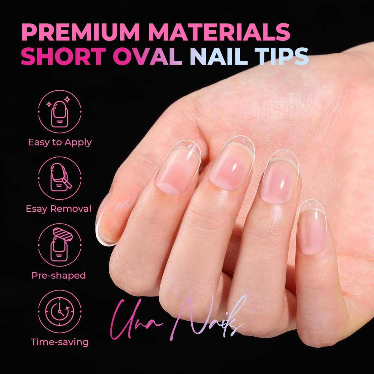 UNA GELLA organized 15 sizes displayed with labels for precise fitting