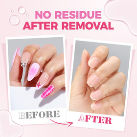 UNA GELLA applicator tip closeup demonstrating precision for targeted removal