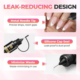 UNA GELLA bottle next to ruler showing compact 20ml travel-friendly size