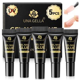 UNA GELLA cap and nozzle detail showing easy sealing to prevent drying