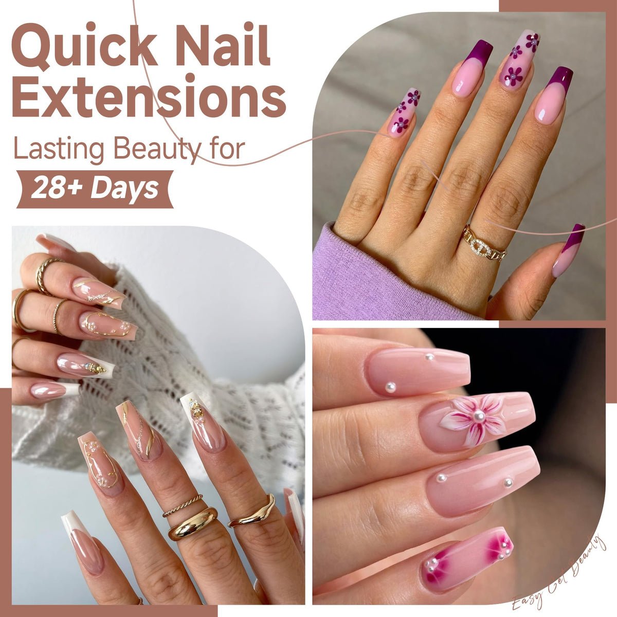 UNA GELLA close-up half-matte texture on tips highlighting polish-ready surface