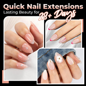UNA GELLA close-up inner matte texture for stronger glue adhesion