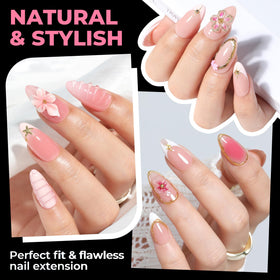 UNA GELLA close-up of semi-matte texture for smoother polish adhesion