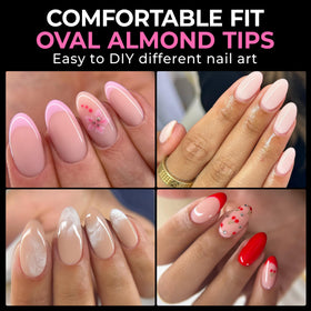 UNA GELLA close-up of soft gel tip texture for smooth polish application