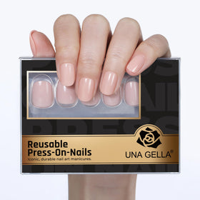UNA GELLA closeup of glossy finish highlighting natural sheen and durability