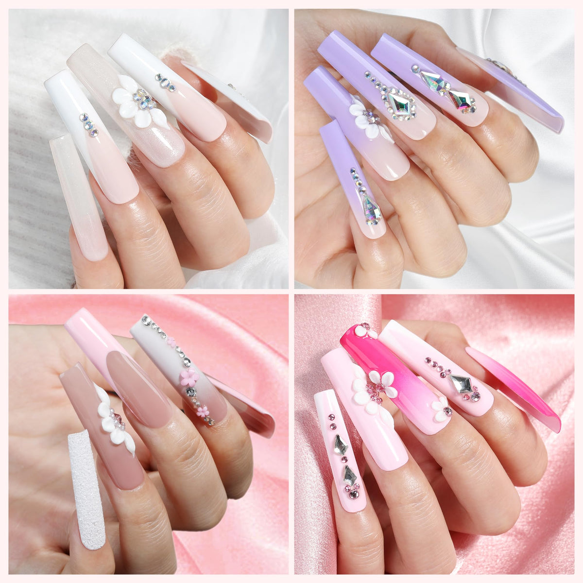 UNA GELLA close-up texture of pre-filed half-matte surface highlighting smooth finish for fast adhesion