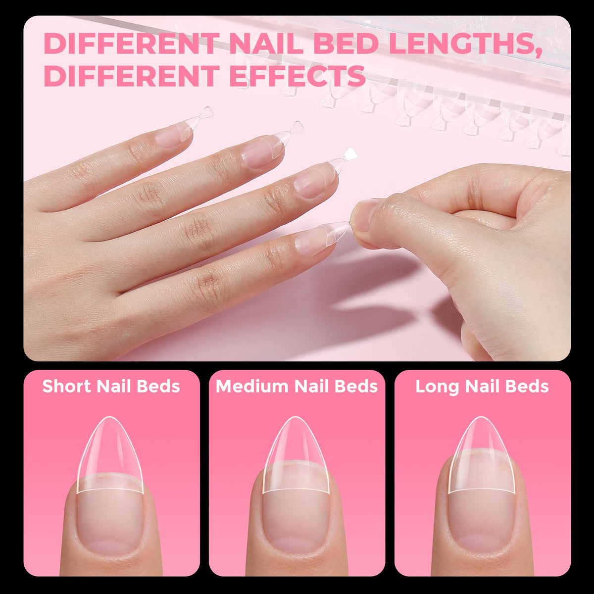 UNA GELLA close detail of free edge showing chip-resistant durability benefit