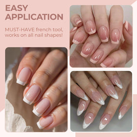 UNA GELLA two stamper sizes side-by-side to fit varied nail widths