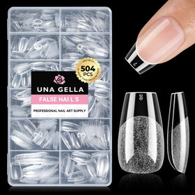 UNA GELLA front packaging of 504-piece short coffin kit showing variety and convenience