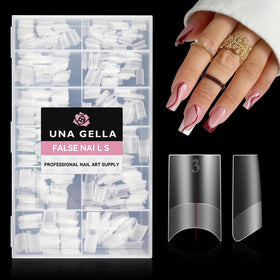 UNA GELLA front packaging showing 504pcs and 12 sizes for easy selection