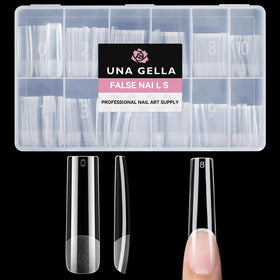 UNA GELLA front packaging full 216-piece set showing neat rows and sizes for quick selection and convenience