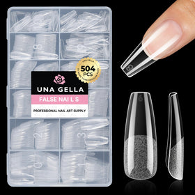 UNA GELLA front packaging showing 504-piece set, ready for DIY convenience