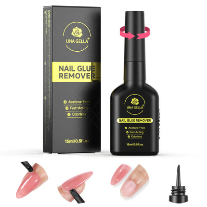 UNA GELLA front packaging showing bottle and branding, easy identification benefit