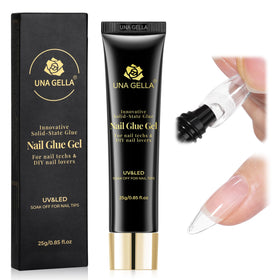 UNA GELLA front packaging showing compact 25g tube and branding for neat application