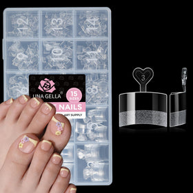 UNA GELLA front packaging showing kit and quantity, quick salon supply benefit