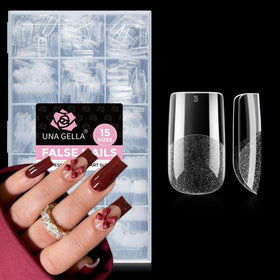 UNA GELLA front packaging showing 510 pieces and 15 sizes for convenience