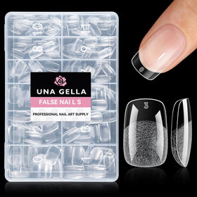 UNA GELLA front packaging showing full 216-piece kit and labeled sizes for quick selection