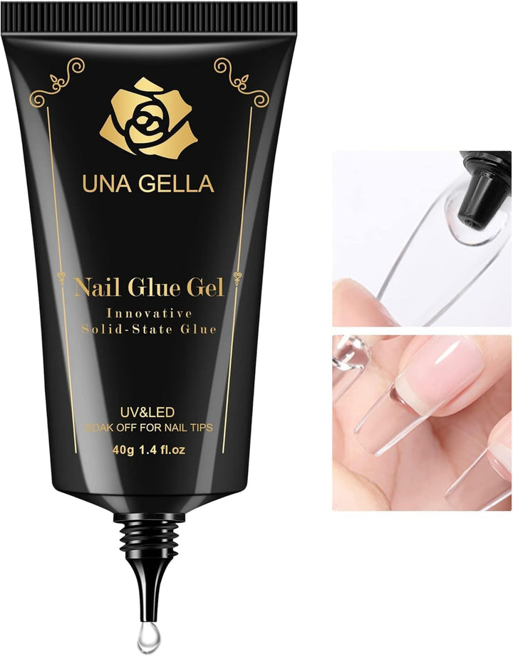 UNA GELLA front packaging showing tube and 40ml size, clear benefit
