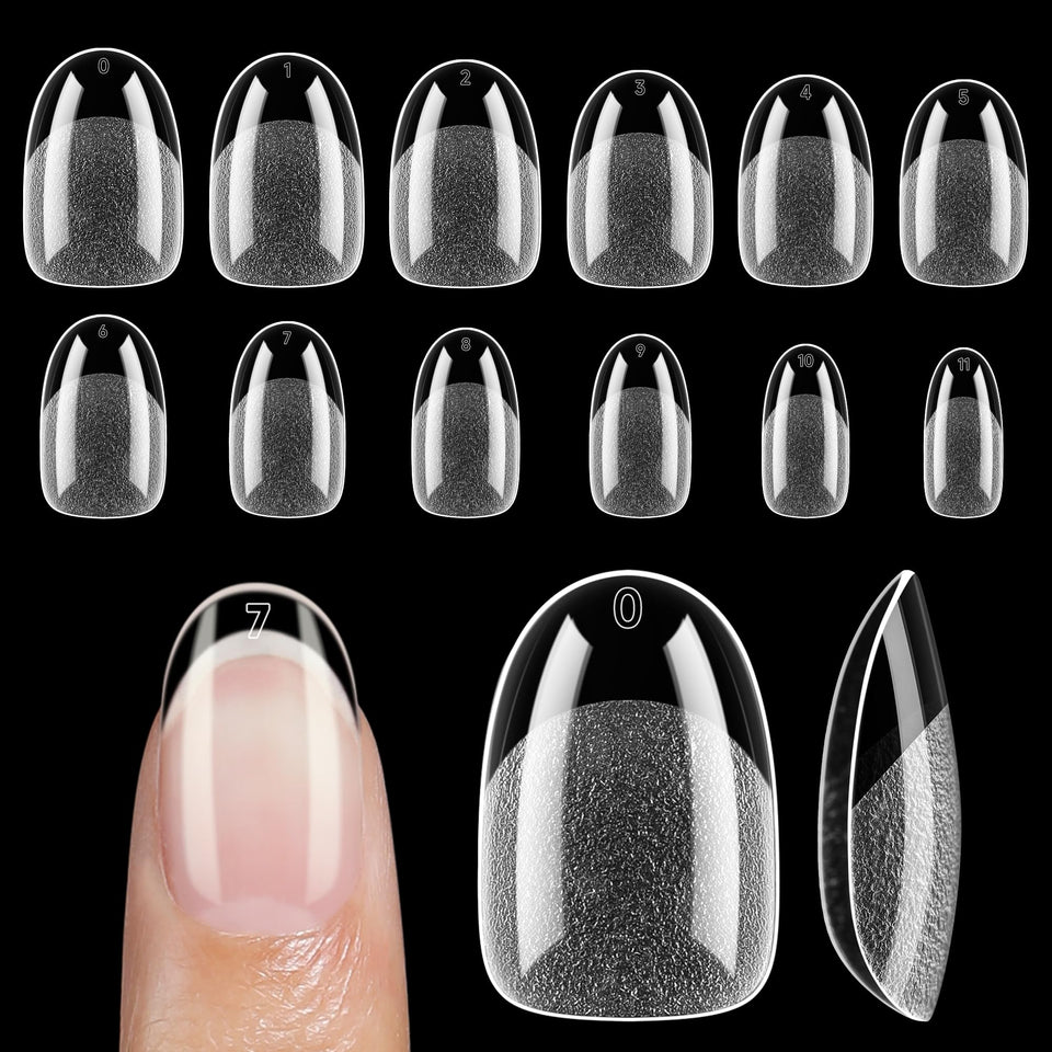 UNA GELLA front packaging showing 120 clear soft gel tips, neat box for easy selection