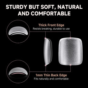 UNA GELLA gel material bending to show flexible, durable toe tips