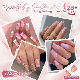 UNA GELLA glossy front detail for easier polish application and shine