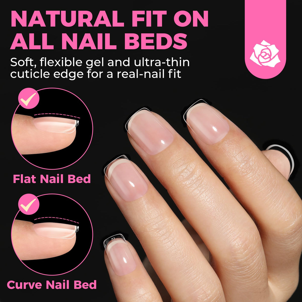 UNA GELLA tips in hand demonstrating scale and ready-to-use benefit