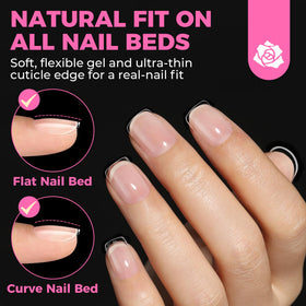 UNA GELLA tips in hand demonstrating scale and ready-to-use benefit