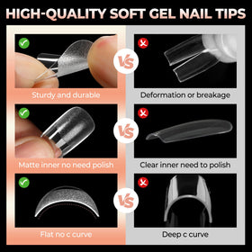 UNA GELLA technician applying tips in salon for fast professional-quality extensions