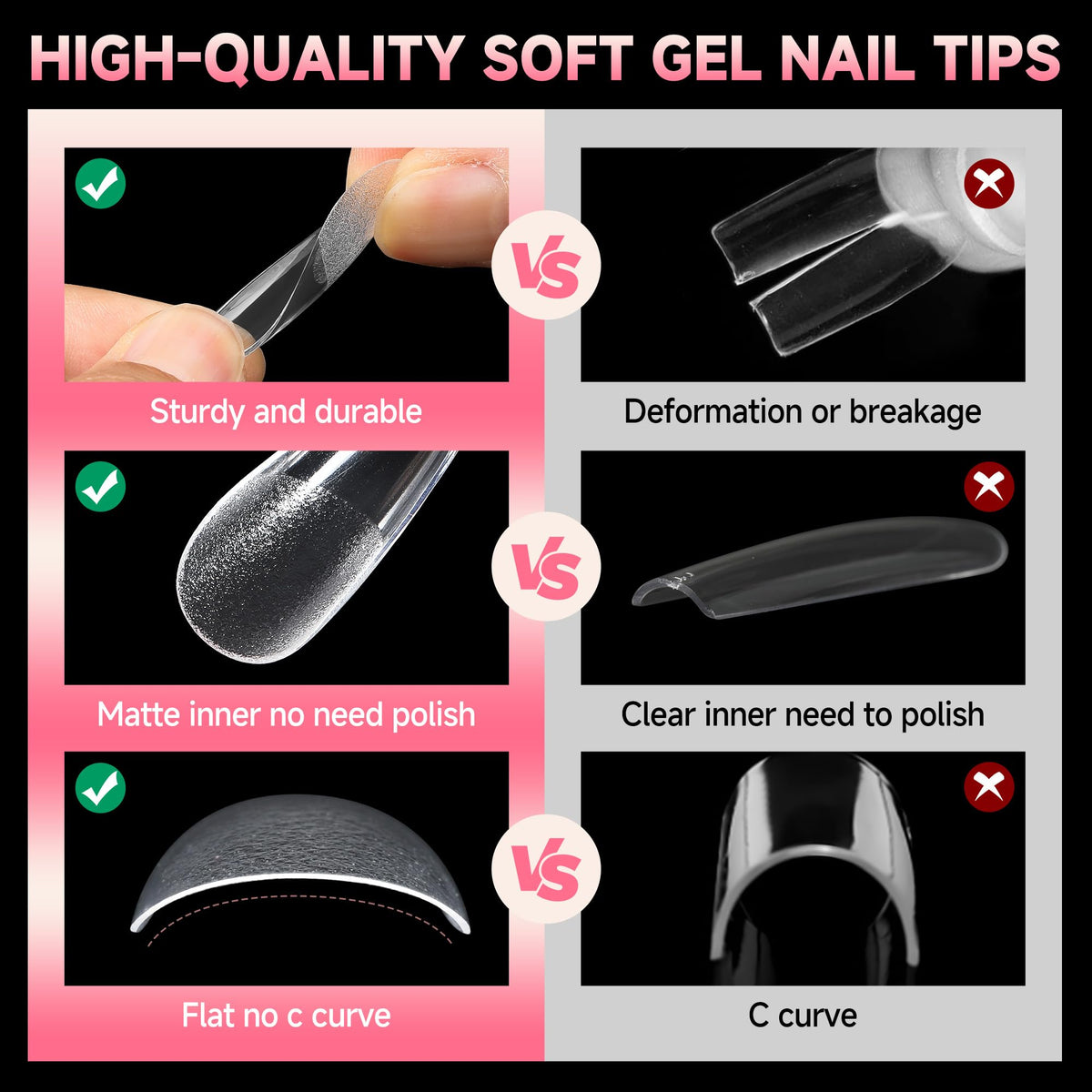 UNA GELLA tips being pressed onto nails demonstrating easy DIY application process