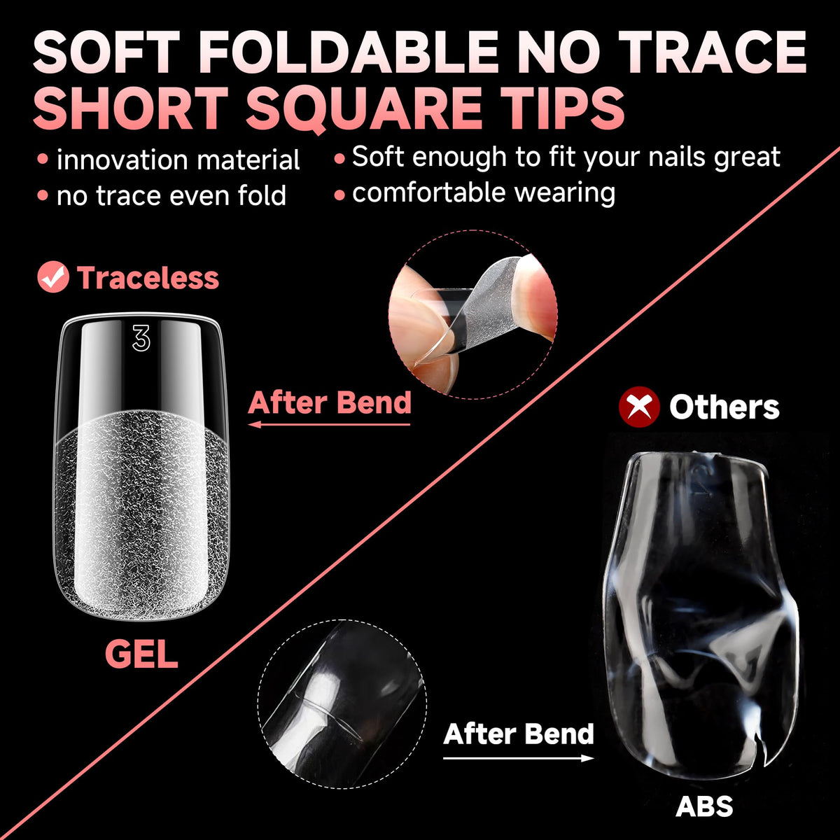 UNA GELLA tips being applied in salon for professional finish
