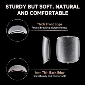 UNA GELLA toe tips worn with sandals illustrating natural matte finish