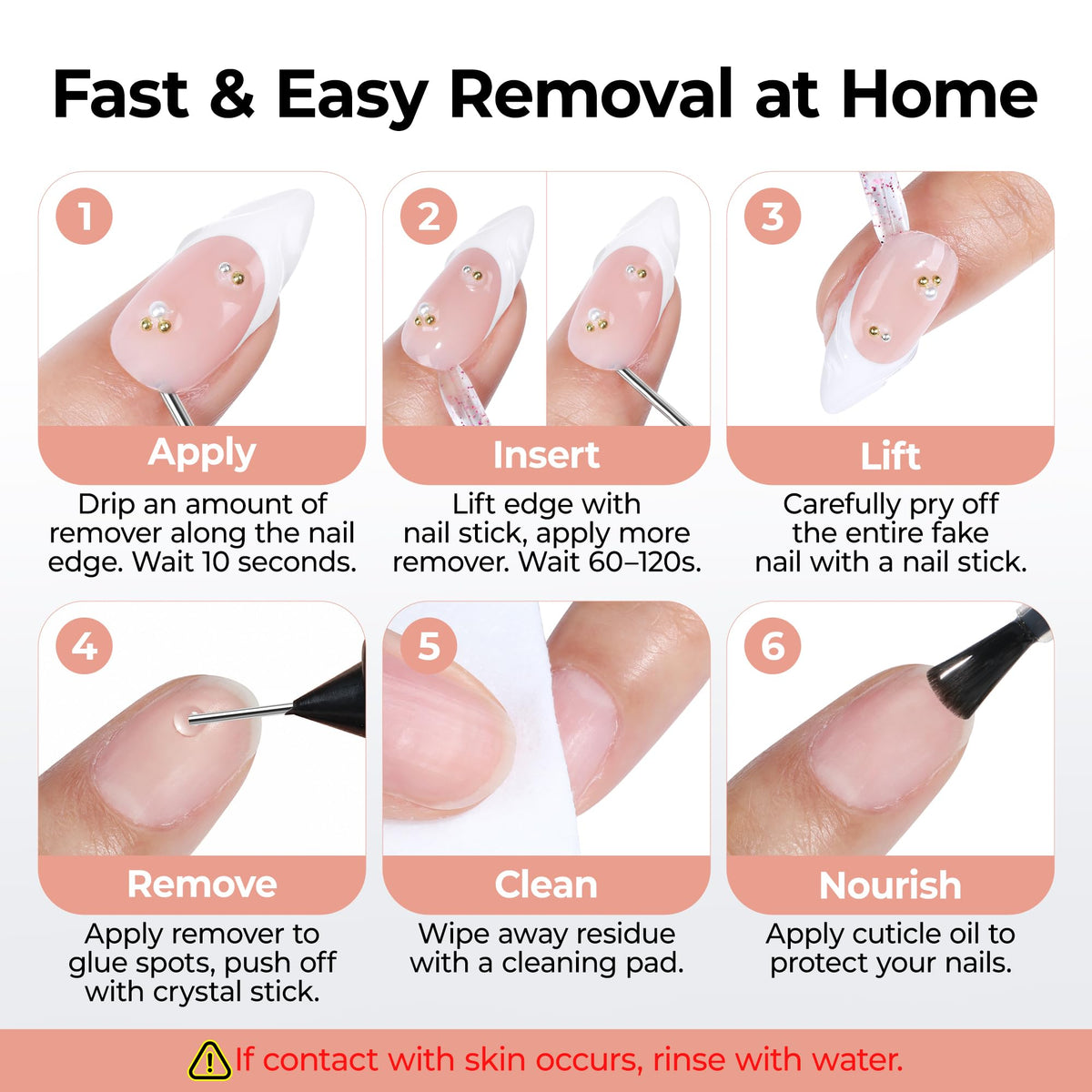 UNA GELLA label highlighting vitamin E ingredient for nourished nails benefit