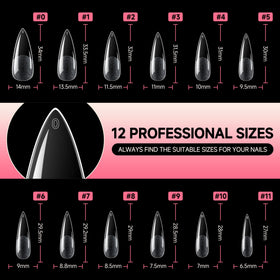 UNA GELLA finished stiletto nails in a glam setting showcasing a salon-quality result