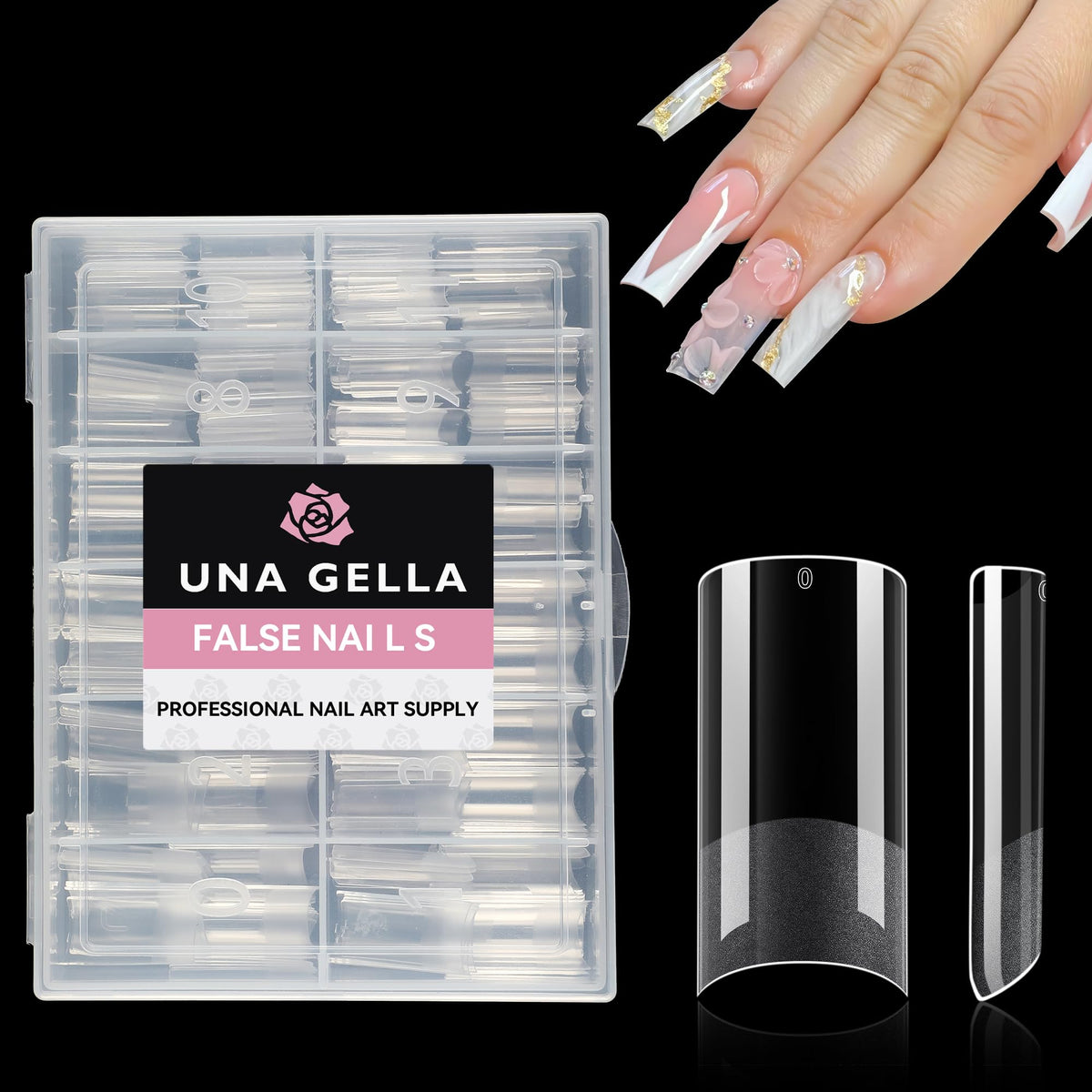 UNA GELLA salon lifestyle scene showing professional durable gel results