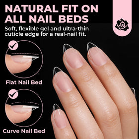 UNA GELLA matte back texture displayed to show strong adhesion benefits
