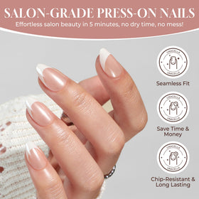 UNA GELLA nails in daily use conveying durability for everyday tasks
