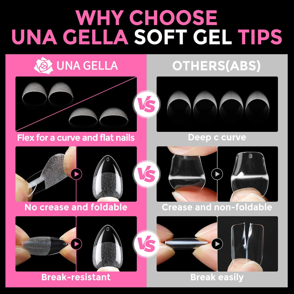 UNA GELLA finished painted nails in lifestyle scene showcasing salon-style results at home