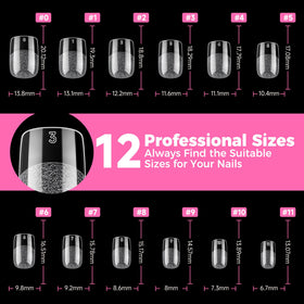 UNA GELLA polished full-cover nails lifestyle shot showcasing salon finish and design ready
