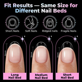 UNA GELLA polished tips after color application, salon-quality finish