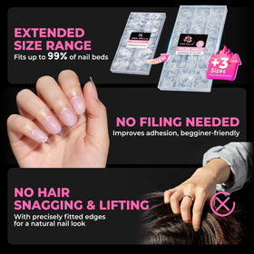 UNA GELLA reinforced apex detail providing extra strength and durability
