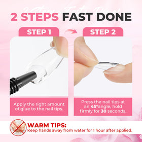 UNA GELLA removed nails and remover showing gentle, residue-free removal