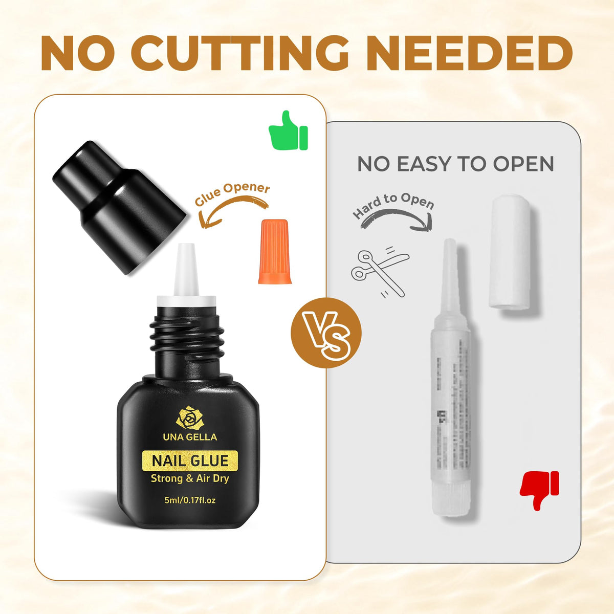 UNA GELLA on salon workstation indicating professional-quality hold