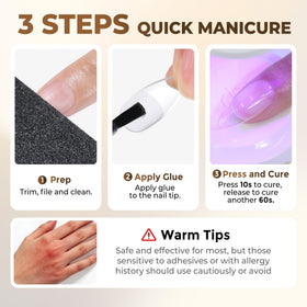 UNA GELLA two 10ml bottles beside ruler to show compact travel-friendly size