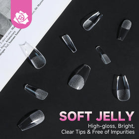 UNA GELLA scale comparison on a hand model showing true size fit benefit