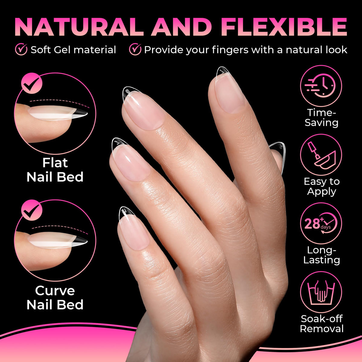 UNA GELLA half-matte underside texture improving adhesive grip