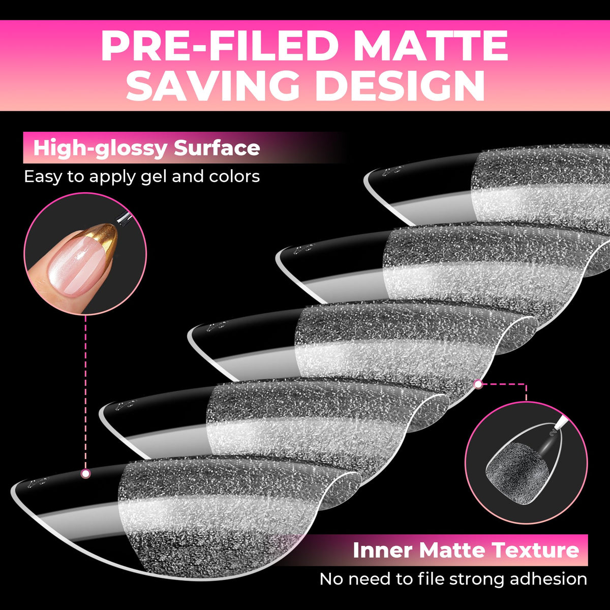 UNA GELLA finished polished almond nails in lifestyle setting