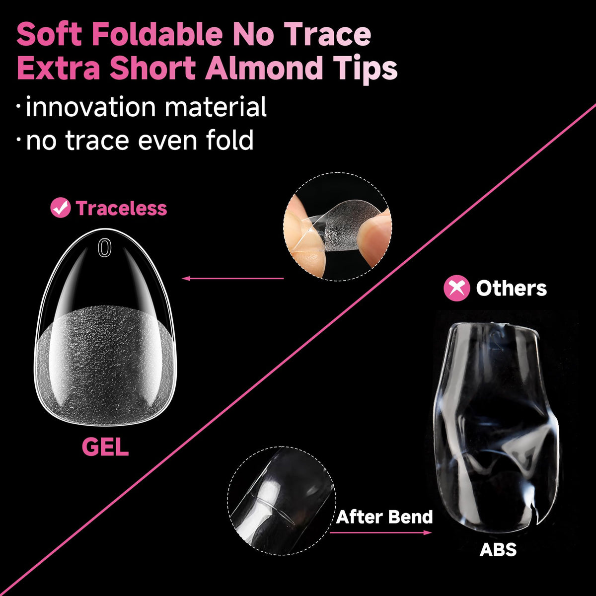 UNA GELLA size array displayed to match each nail for precise fit