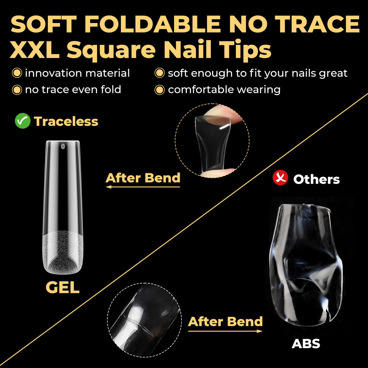 UNA GELLA laid out 12 sizes to show selection and accurate sizing