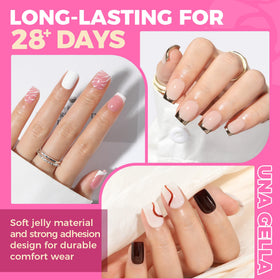 UNA GELLA numbered sizes chart for fast size selection benefit