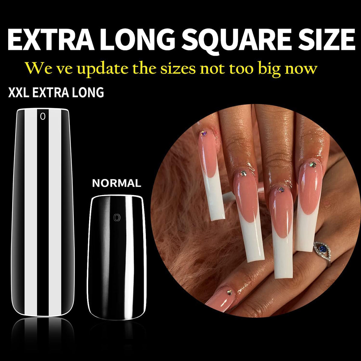 UNA GELLA numbered size grid in box for quick matching and consistent fit